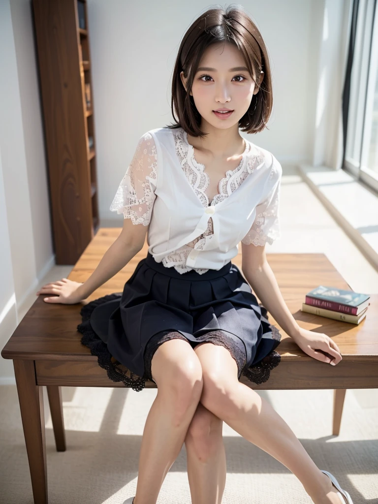 Photorare、real photo lunette、Hair straightening、The specifics of shorthair、Very short hair With a round face、Teary eyes、Please smile as much as possible'I saw、Open your mouth and laugh out loud、Narrowed eyes、and makeup、Suppin Tall schoolgirl、20yr old、Thin body、heavy muscular body、Soft Saiharu, Esbian with big breasts body、body is very flexible 校服、White wet shirt、No bra wearing, wasn't wearing it, Red Belt、Gingham Check Skirt、Very short skirt、White stockings,white panty hose,fully body photo,an legs,livestock,My whole body was drenched in sweat... ,Exposing the crotch、Very smile Background with、Classroom、window、chalk board、sexy and gorgeous panties、Skirts of random colors
