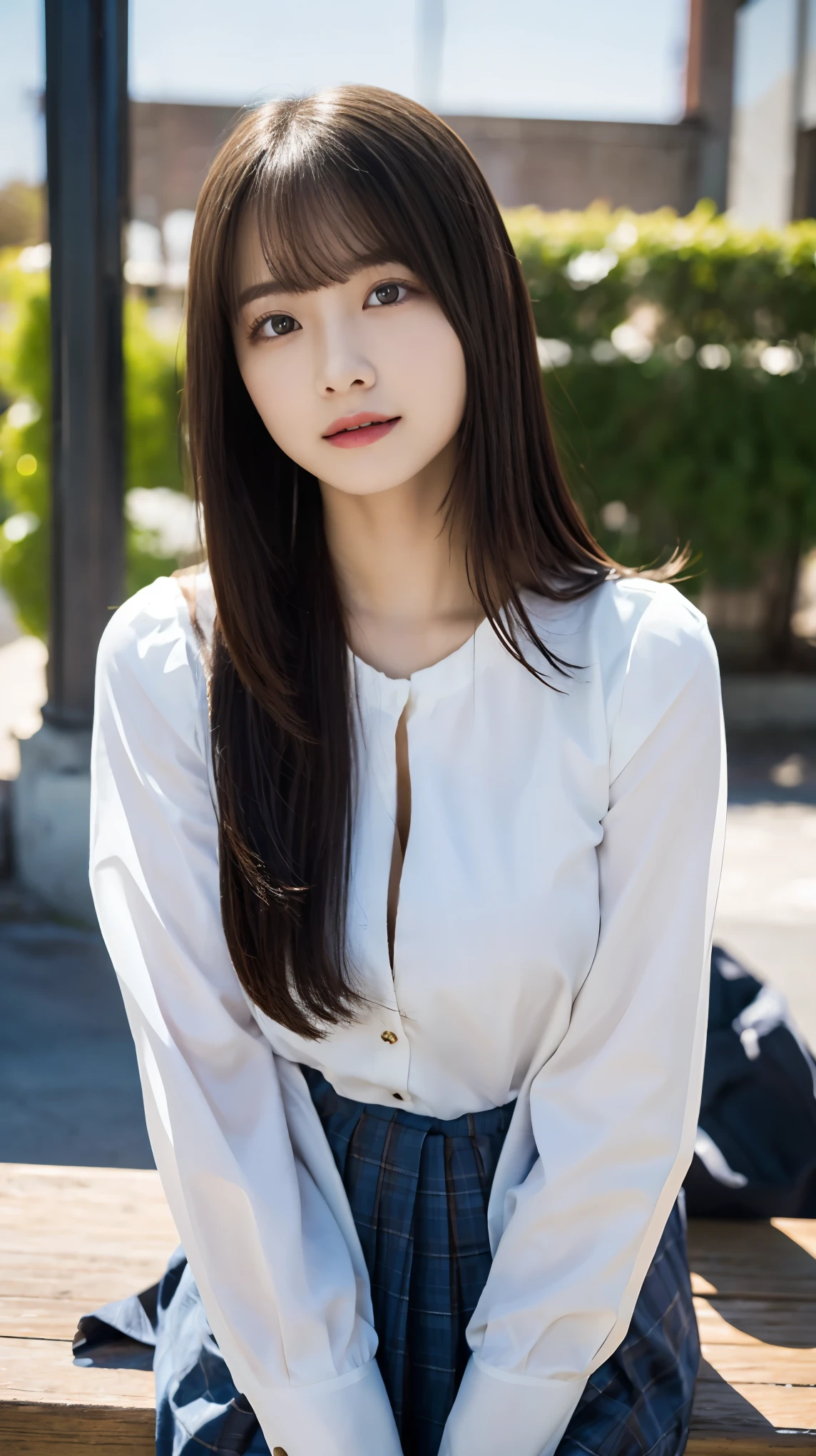 Magic Mix Real、((Extraordinarily beautiful girl、1 person、Japanese 、uniform))、Highlights of cheek luster、Cute and beautiful facial details、(Pure Eros Face_v1:0.008)、Beautiful Bangs、Shiny skin、Shiny beautiful bright hair、Silky Hair、Thin Hair、High resolutionの目、Perfect body, Bright and clear, Eyes sparkle attractively、eyeliner、double eyelid、Exposed breasts、Cleavage、Beautiful nippleasturbating with knees open:2.0)、Touching the groin、Rub your chest 、(Unbuttoned white blouse:1.5)、Disheveled clothes、dressing、Drenched in sweat、18-year-old, A clean-cut woman , On a desk in the classroom、Black brown hair、Blue-gray eyes、Exclamation mark、BREAK ceremony,((Random sexy poses、put in、Deep joy, Ecstatic eyes:1.2)), ((I gasp hard:1.2))、Ecstatic face、Climax expression, My whole body is convulsing、Official Art,非常に詳細な CG Unity 8K 壁紙, (masterpiece:1.0),(Highest quality:1.0), photo shoot, 8K, Browsing Caution, High resolution, Kodak Portrait 400, Film Grain, Lens flare brilliance,Very low camera angle, View your viewers
