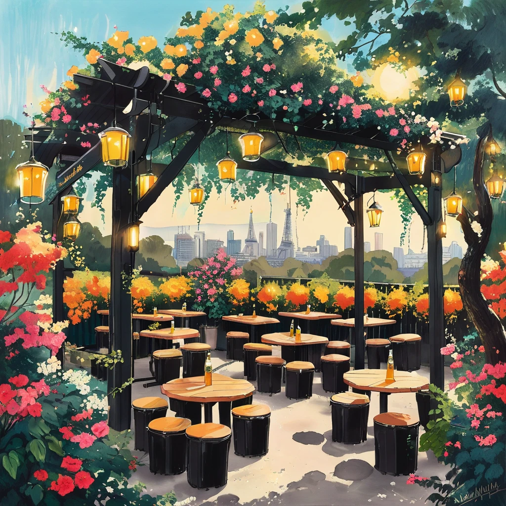beer garden
