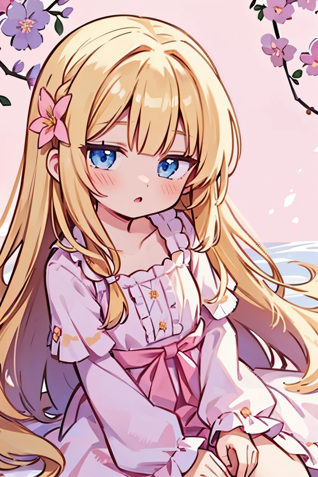 ((masterpiece))((Highest quality))girl、smile、blush、Flat Chest、Are thin、、low length、Blonde、Long twin tails、Embarrassed、Are standing、Angel's wing、Angel clothes、Whole body image、Even your toes are visible、Eye level on face、front、No background、mayonnaise、真frontのアングル