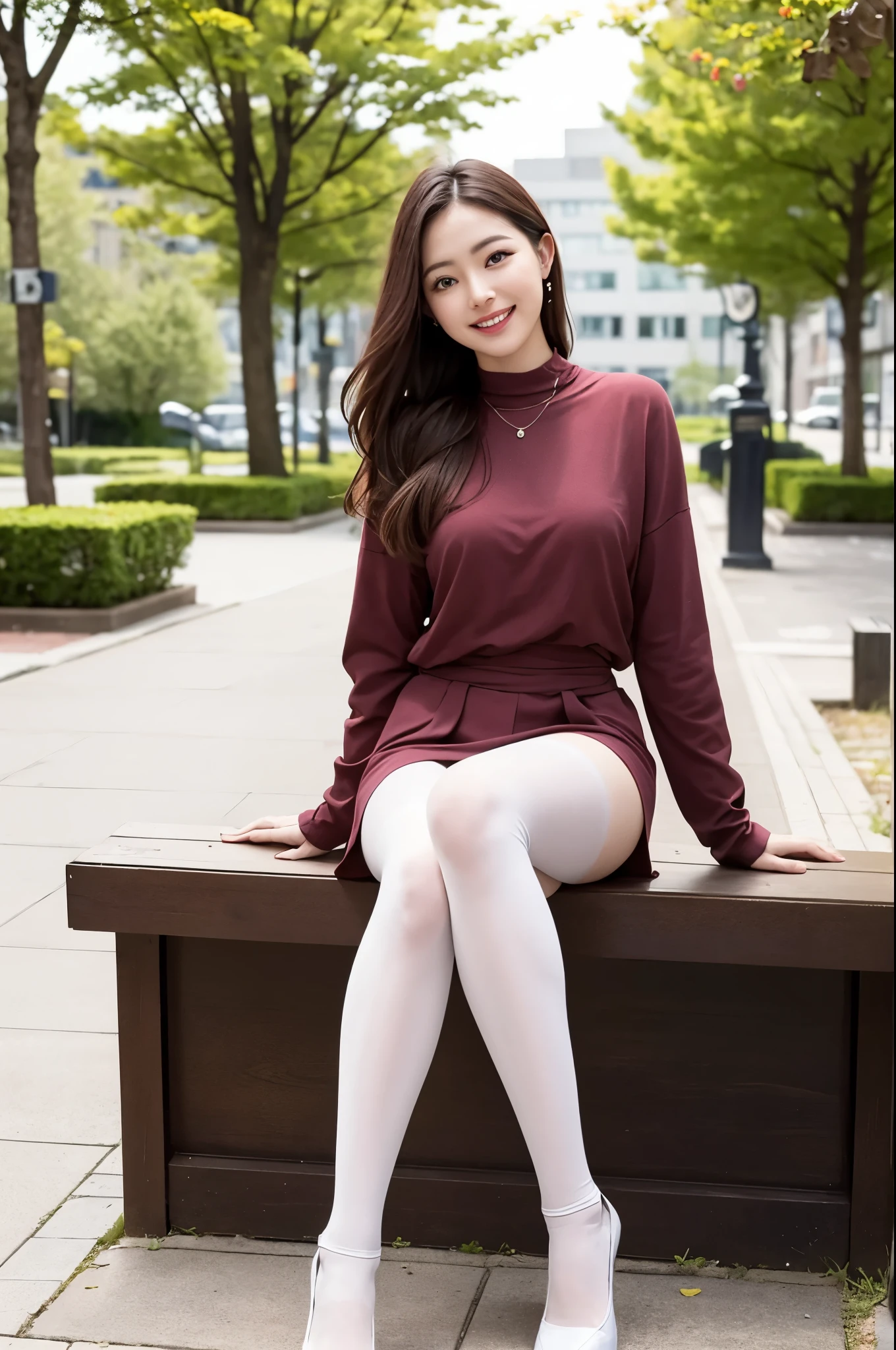 Pink pantyhose，Pink stockings，Pink stockings，Super detail，Anatomically correct，ccurate，Chinese Doll，Physical coordination，Photo portrait，slender thigh，Delicatemakeup，ANGELBABY