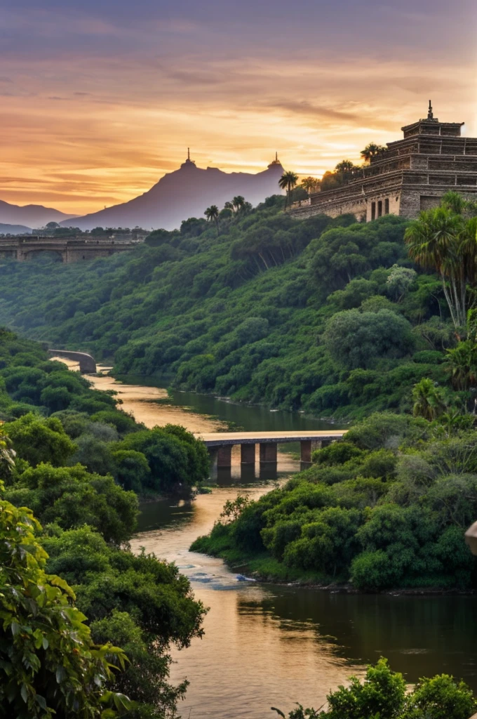 I smell rivers in the Aztec jungle
