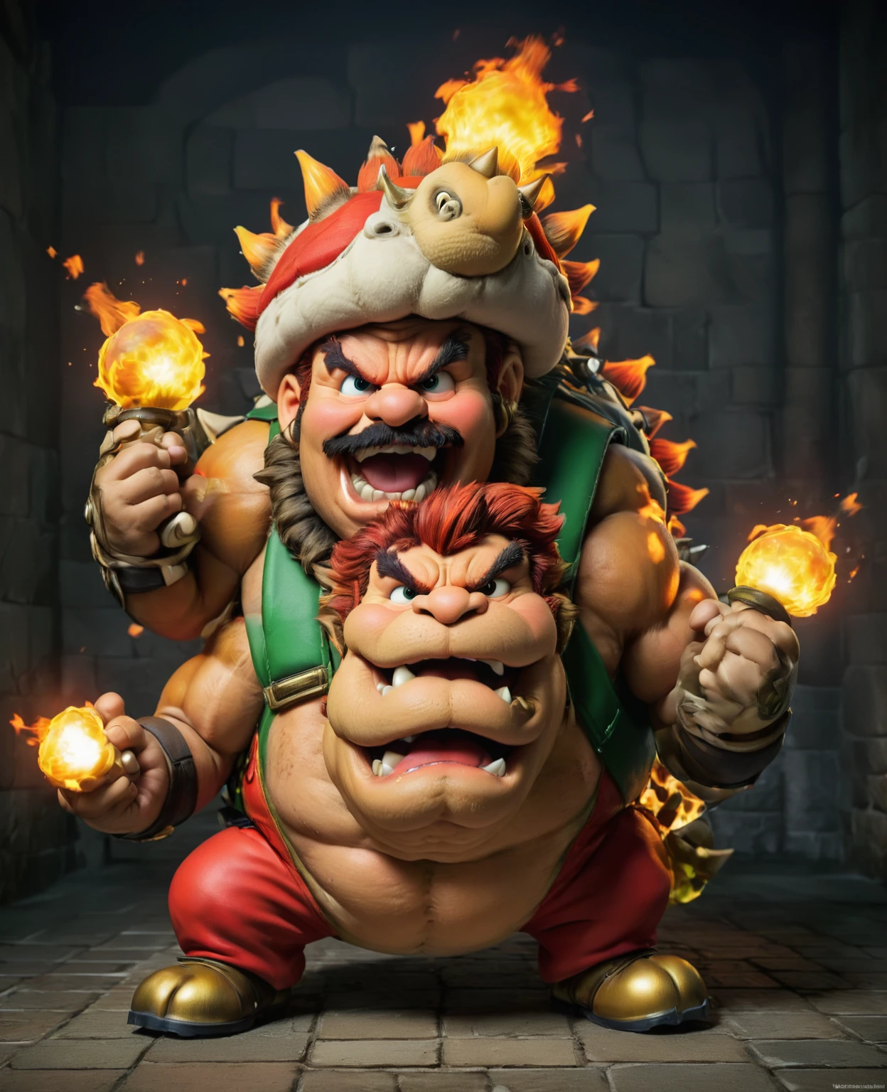 bows bows bows bows bows bows bows bows bows bows bows bows bows bows bows bows bows bows bows bows bows, bowser, koopa, bowser nintendo, fire breathing. bowser, n64 graphics, n 6 4 graphics, mario dabbing, super mario , super mario , a raytraced image, mario, inspired by Mario Dubsky, portrait of mario