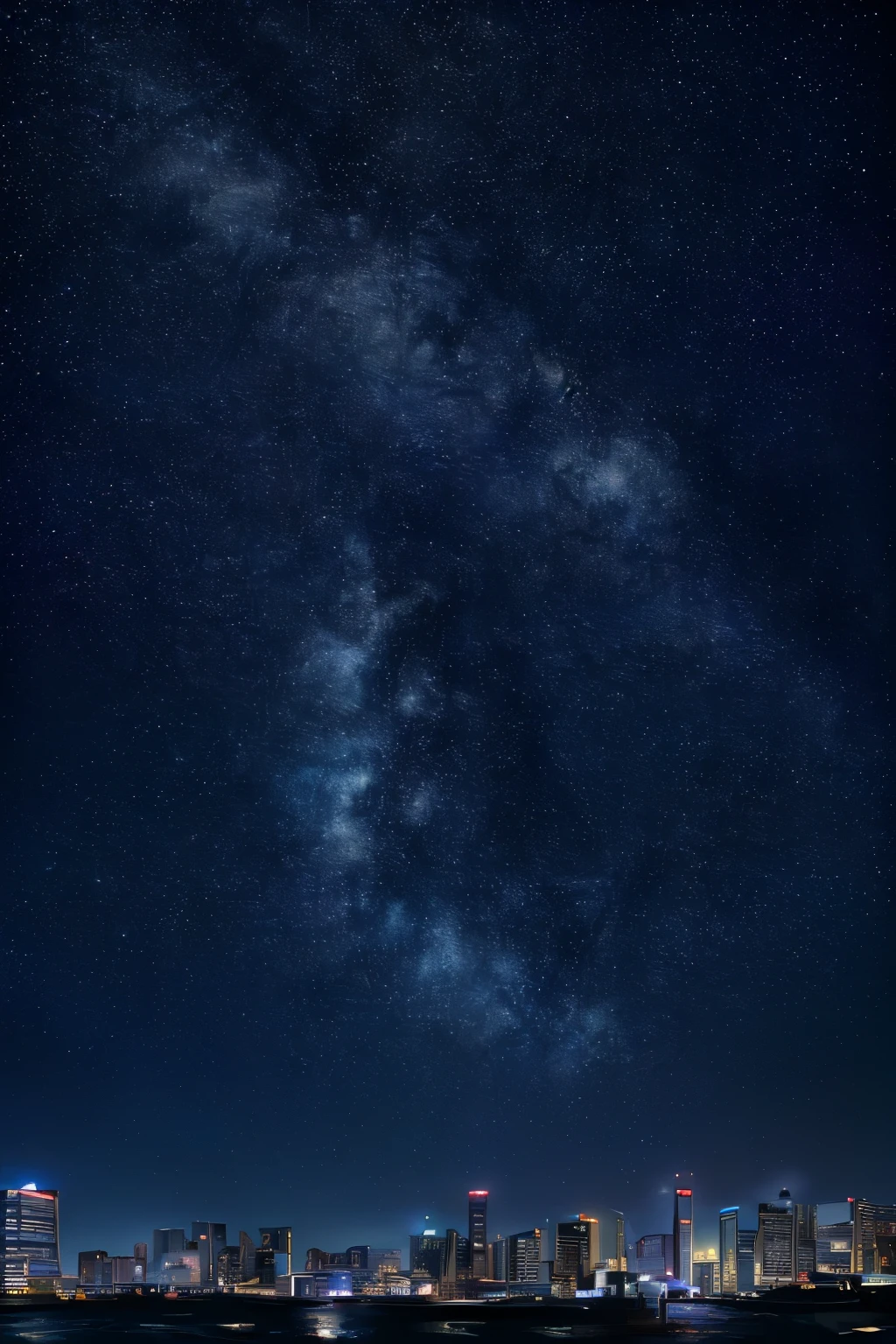 (masterpiece:1.3), (8K, Realistic, RAW Photos, Best image quality: 1.4), (Highest quality、masterpiece、Ultra-high resolution、(Realistic:1.8))、((Tanabata、Starry Sky、Wish on the stars))、Tokyo、City、街の中から見るStarry Sky