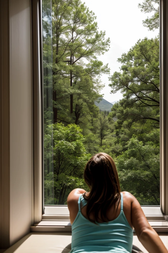 An American couple screamed at the scenery outside the window
