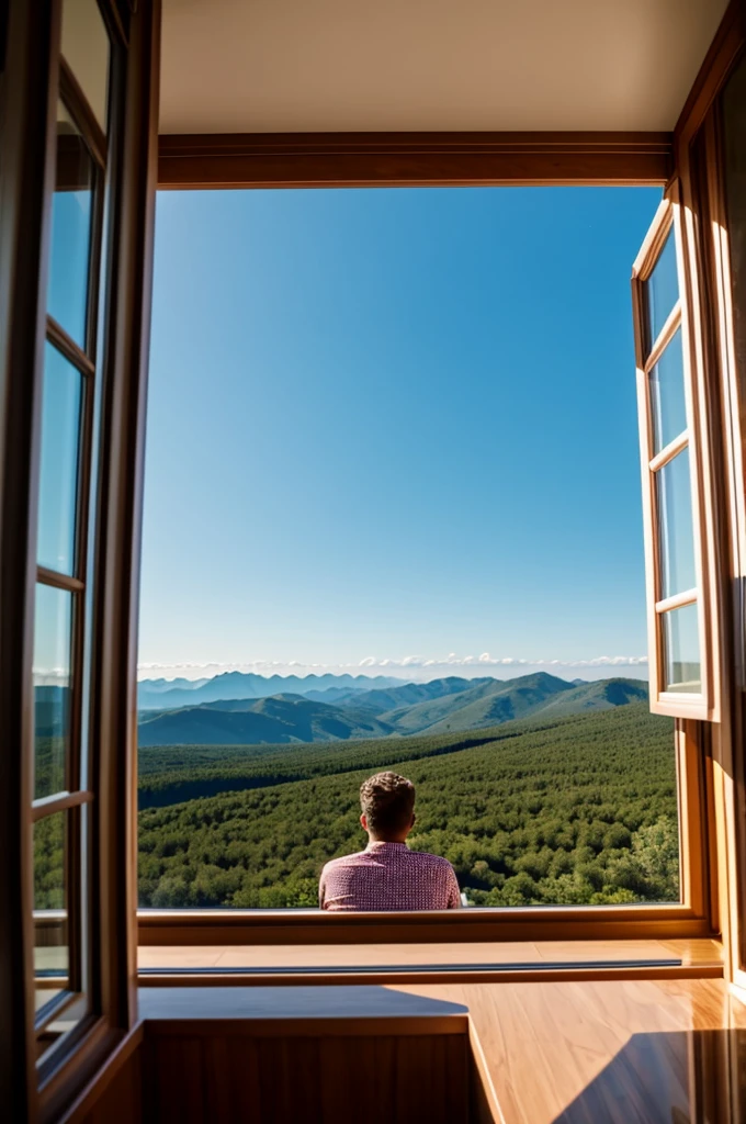 An American couple screamed at the scenery outside the window