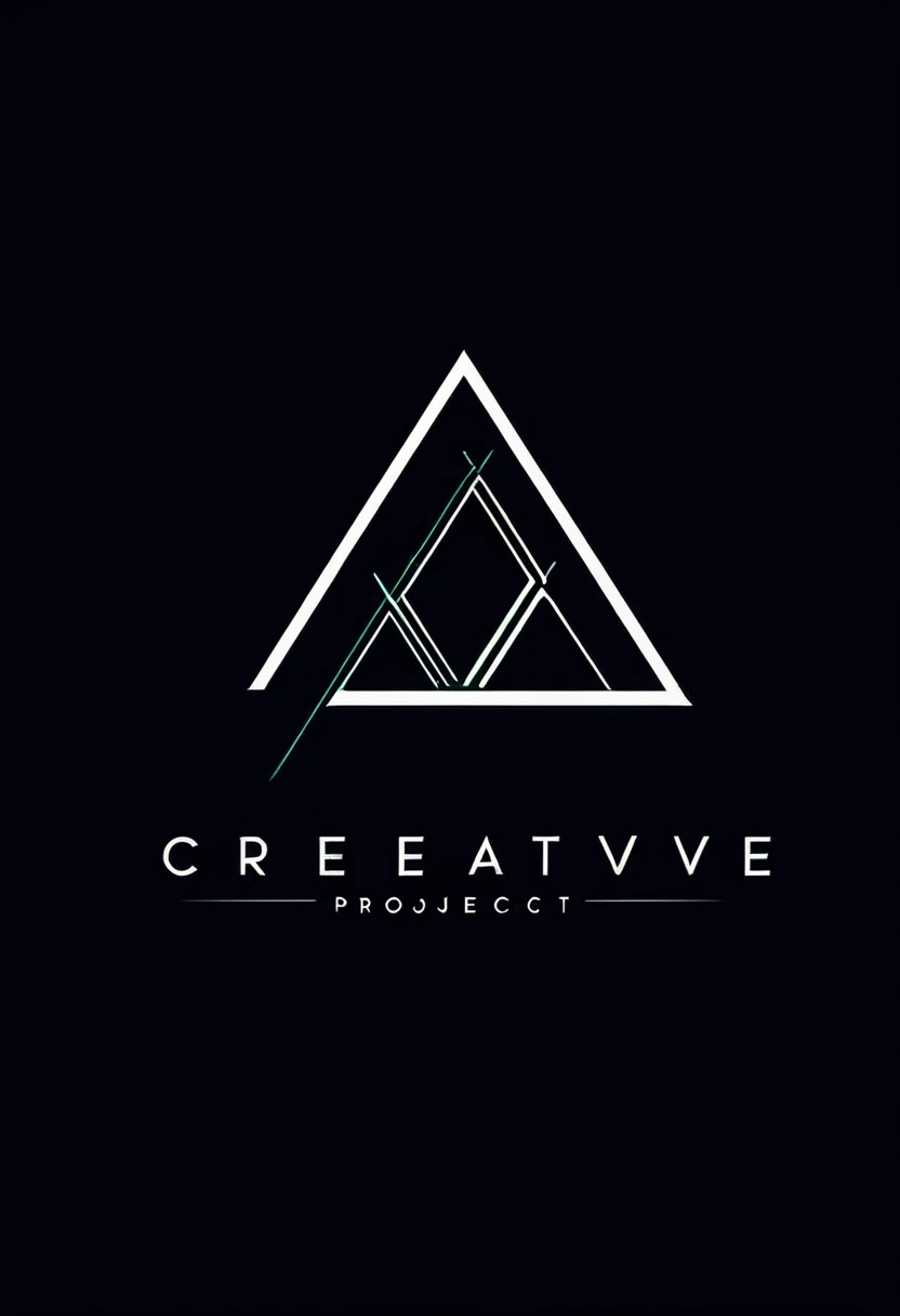 Tri creative project design logo minimalis