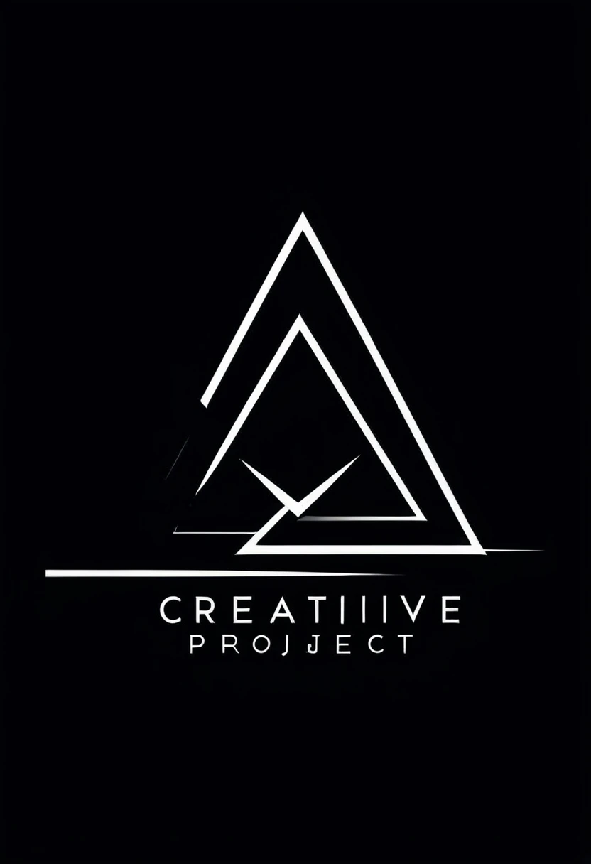 Tri creative project design logo minimalis