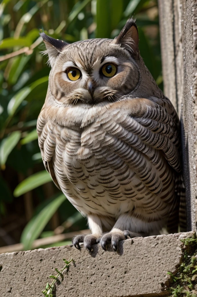 Chat hibou marcassin