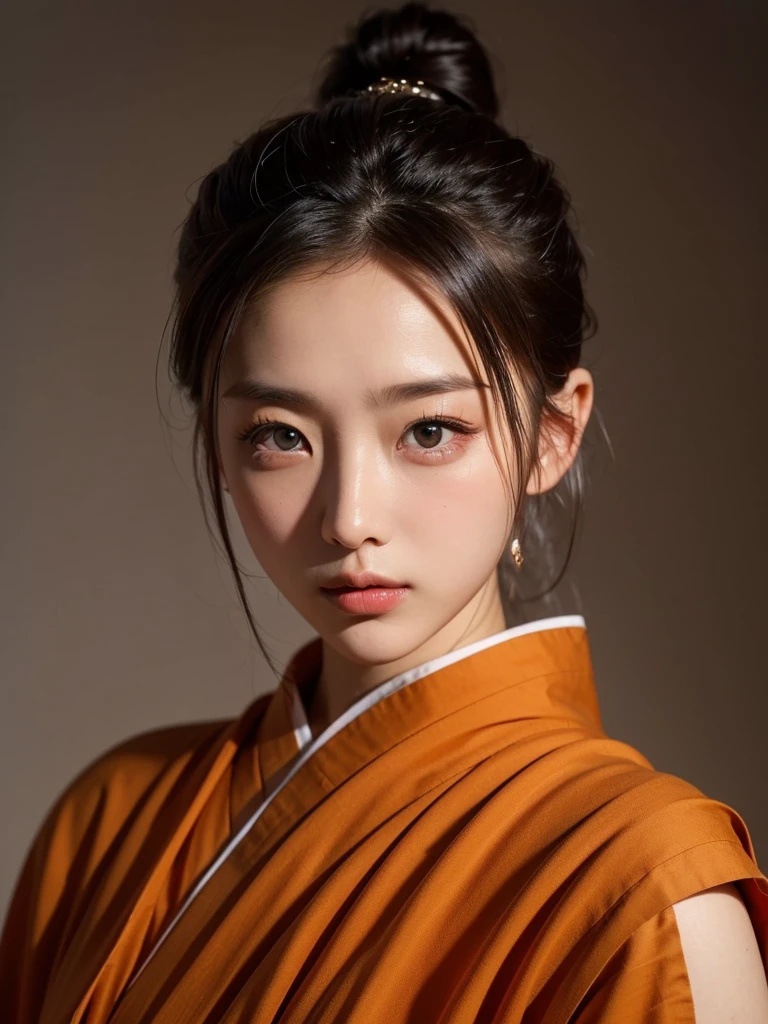 (8K, Highest quality:1.2)、masterpiece, Beautiful monk, (Attractive Russian Model、Born in Lee:1.0),(( 白と黒いMonk's clothing))、((Plate armor with attention to detail)), (Strong muscular body),(Powerful arms)、 (Light blonde hair), Braid、Disheveled Hair、feet, (High fantasy battlefield environment), (Troops fighting in the background), (((Monk's clothing))), (Image of a monk)、 High resolution, (Skin Texture:1.1), Highest quality, 超High resolution, (Realistic: 1.4), RAW Photos, By Ellen von Unwerth, Nikon D850 film stock photos, F1.6 Lenses, Rich colors, Bokeh, Sharp focus, Realistic, Cinestill 800, Backlight, Rim Light, Strong sunlight, Realistic, Realistic Shadow, 3d, (Stained Glass Background:1.2),Hair blowing in the wind、whole body、 (Ancient fantasy soldiers),(Ancient soldier armor),Combat Accessories,breastplate、((Long skirt))、Voluminous lips、((Big Breasts))、((Large Breasts))、Cleavage、((Perfect Face))、Big eyes、Delicate eyes、Body-fitting armor、looking at the camera、belt、Intricately patterned armor、Upper Body、up、knight armor、Delicate hands、Knee-high boots、