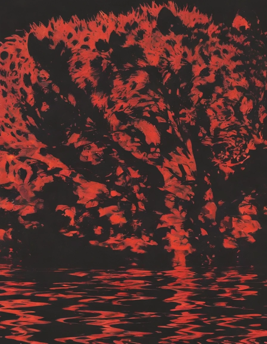 abstract photo art, animal in ZGLITCHZ style