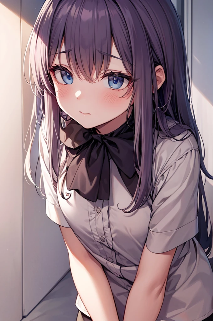 Blue delicate eyes, Embarrassing, Blushing