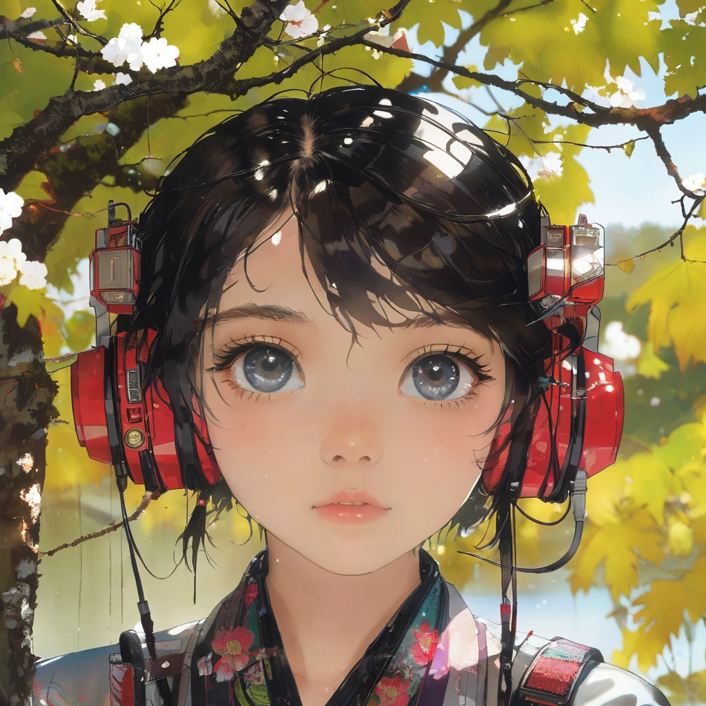 The scenery reflected in my eyes