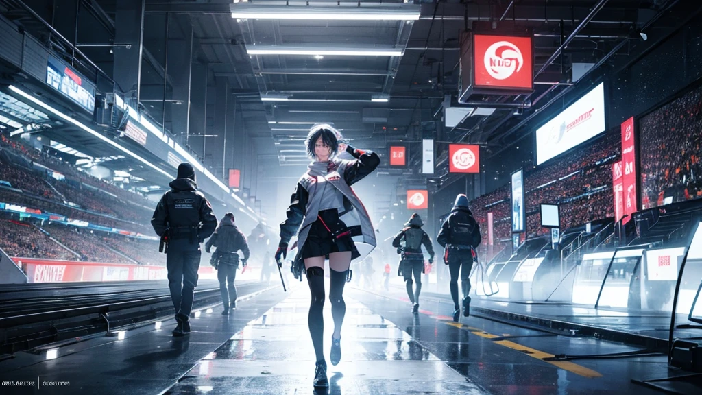 (Verse 2)
Hustle in the motherboard lanes, my verses run like coded trains,
Pixelated rain in the concrete veins,
Drop the bass, let's break these chains.
With every step, the ground shakes, a revolution in the wakes,
Synthesized voices, this anthem stakes,
In a world where the night never fades.