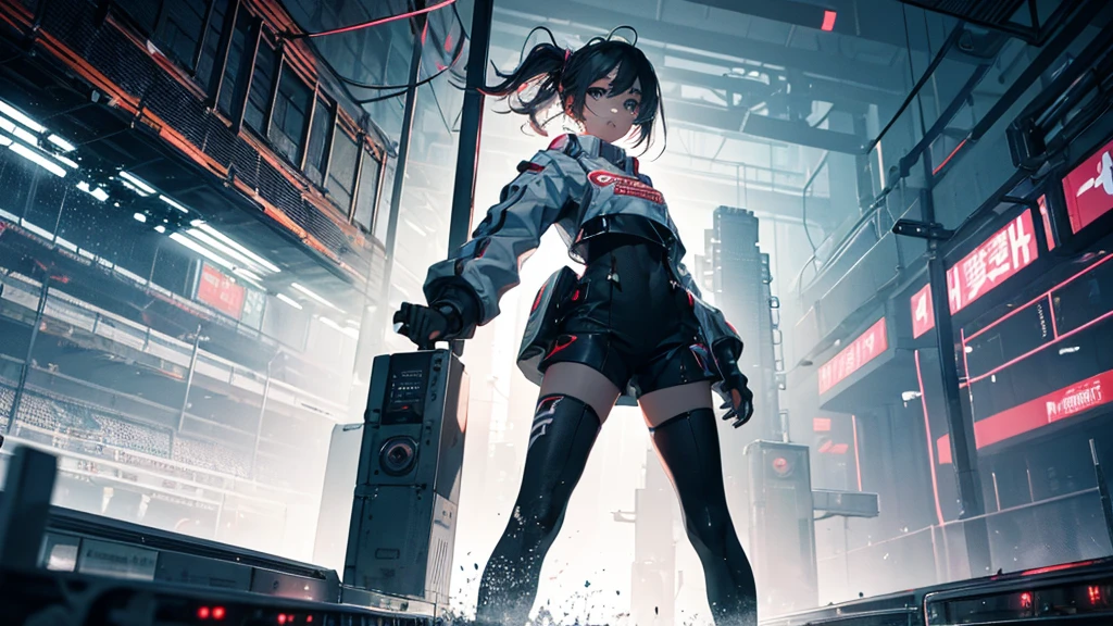 (Verse 2) Hustle in the motherboard lanes, my verses run like coded trains, Pixelated rain in the concrete veins, Drop the bass, let's break these chains. With every step, the ground shakes, a revolution in the wakes, Synthesized voices, this anthem stakes, In a world where the night never fades.