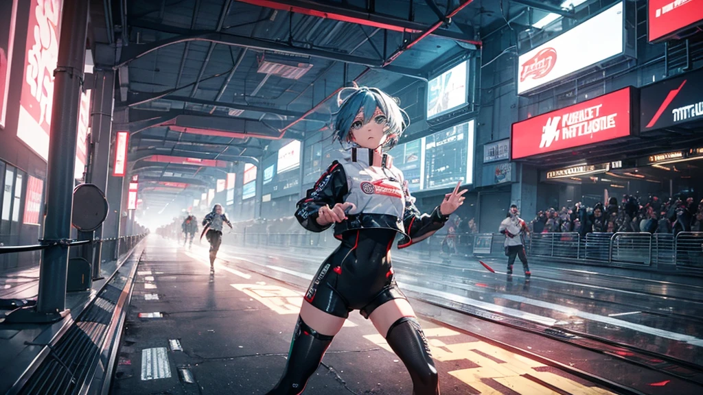(Verse 2) Hustle in the motherboard lanes, my verses run like coded trains, Pixelated rain in the concrete veins, Drop the bass, let's break these chains. With every step, the ground shakes, a revolution in the wakes, Synthesized voices, this anthem stakes, In a world where the night never fades.