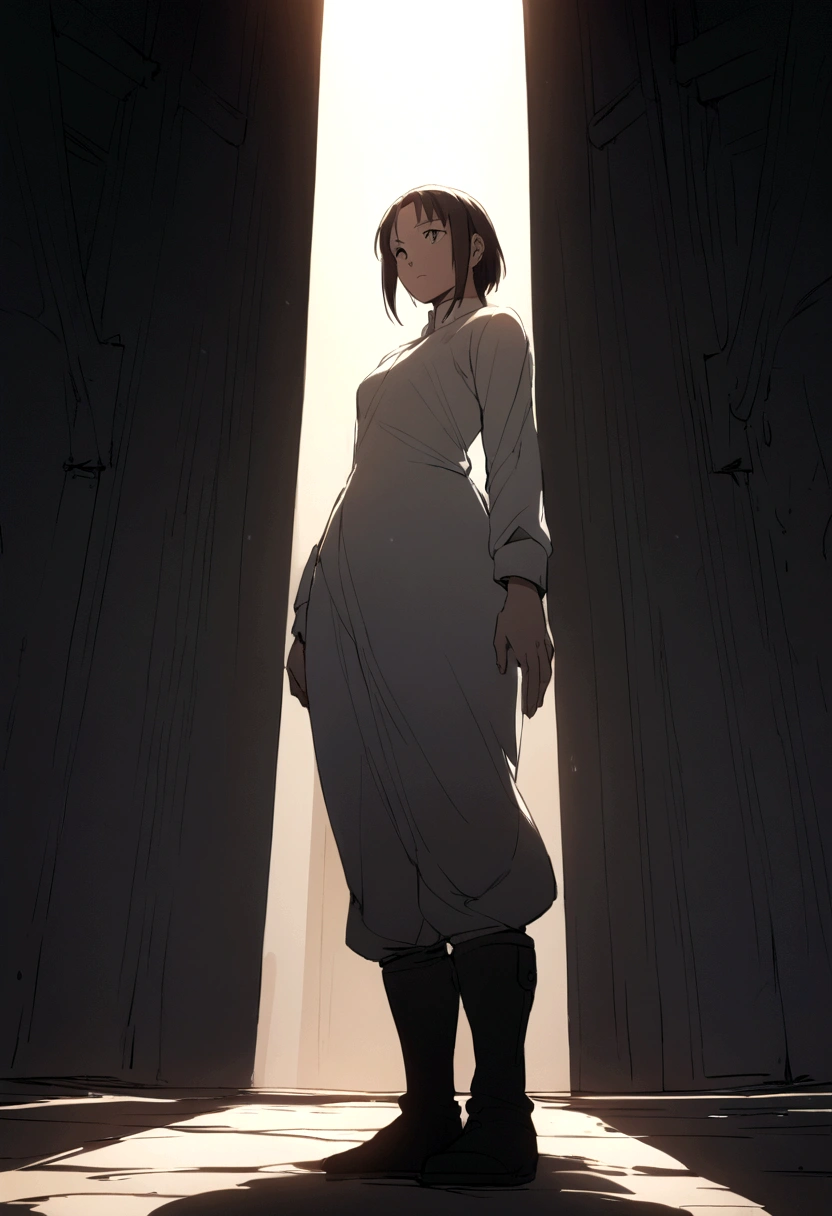 Hinata hyuga standing straight , has long dick