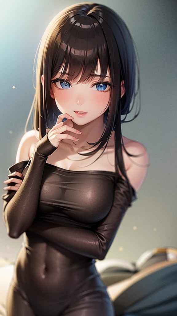 high quality, best quality, Realistic, original photo, actual, Ultra-realistic 8K CG, Super detailed, HD, masterpiece, 1 girl, 18歲ols, female beautiful face, soft face, elegant, long hair, blue eyes, Light blue eyes, close up, Intricate details, Detailed texture, fine details, front face , female natural body, Sexy, Very beautiful young female face,