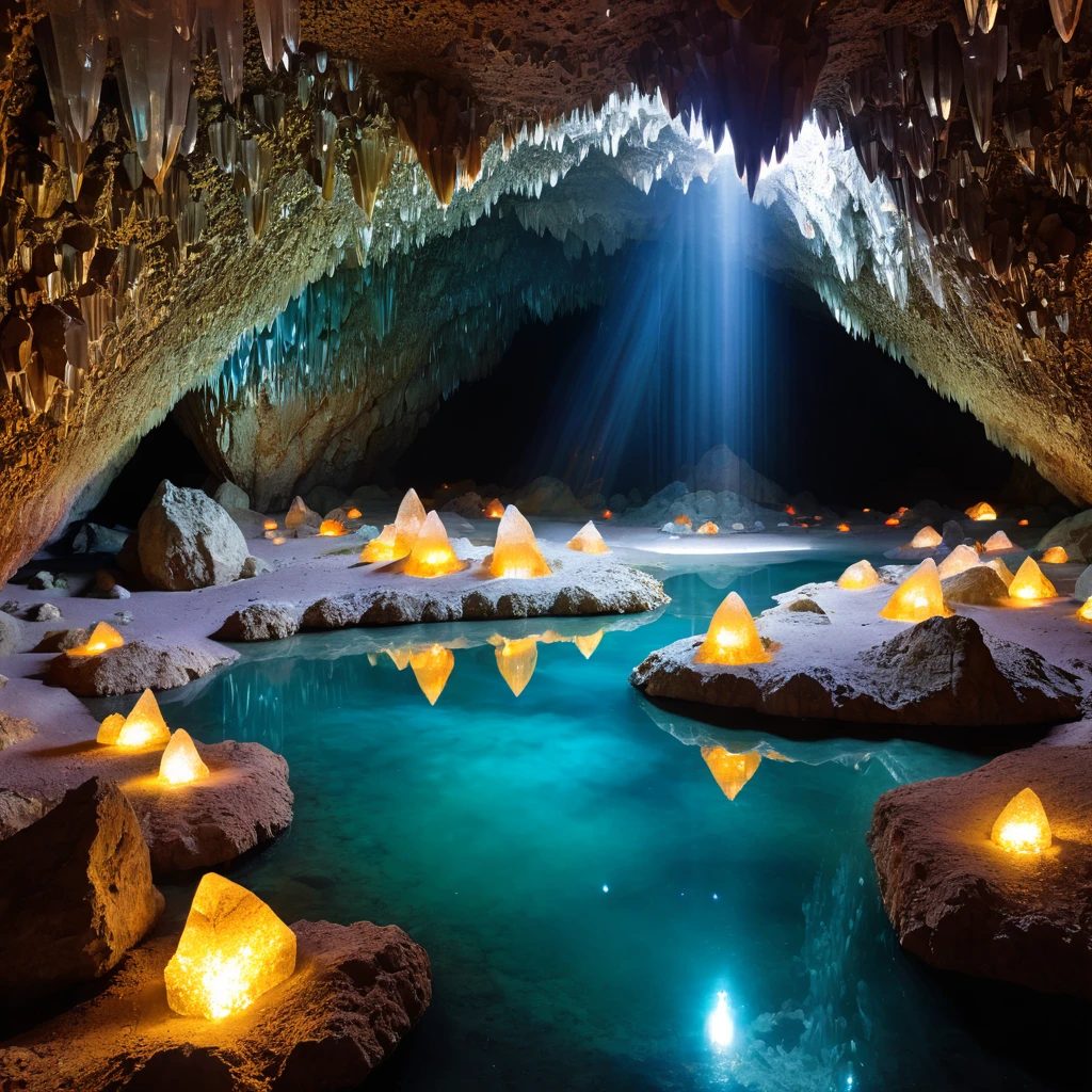 magical achate crystal cave