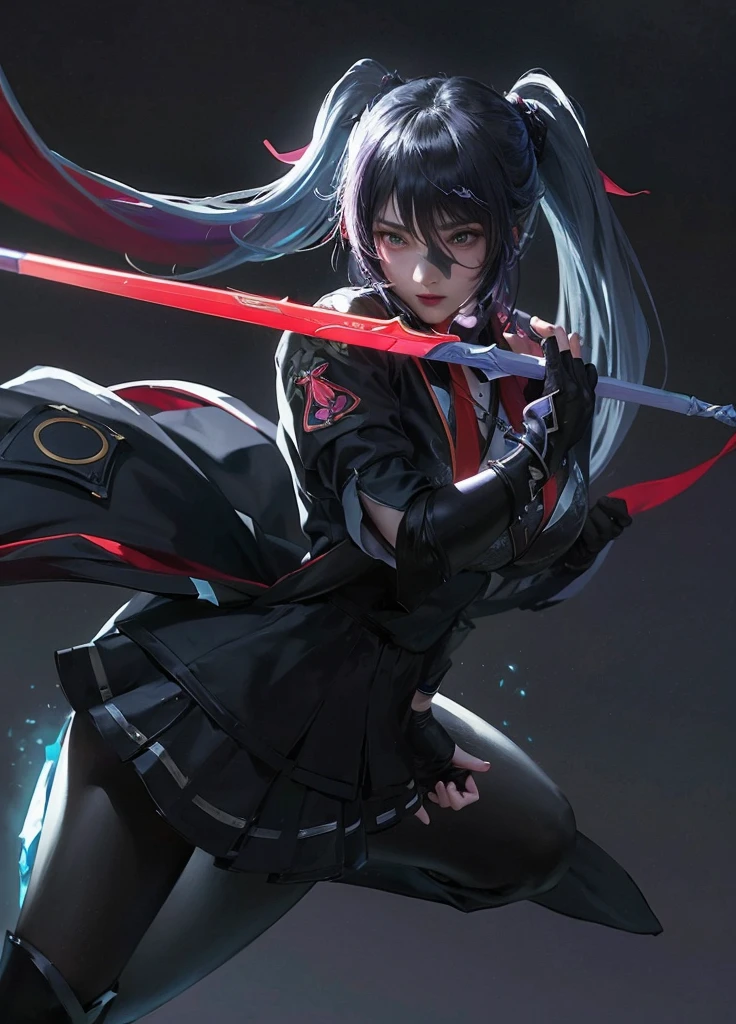 a close up of a woman with a purple and black costume, shadowbringers cinematic, 4 k detail fantasy, a beautiful fantasy empress, game cg, xianxia fantasy, xianxia hero, 2. 5 d cgi anime fantasy artwork, cinematic goddess close shot, ruan jia and artgerm, wow 4 k detail fantasy, hyperdetailed fantasy character