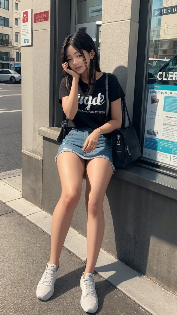 ((A beautiful girl alone in a big city)), Like a discarded empty can, ((Nowhere to go)), Until we know everything about each other, If it&#39;s love, then let&#39;s just sleep forever, (We won&#39;t leave until the end of the world), (-yeld ruay girl, Baby Facel Face), Beautiful breasts, Childish clothing, (At a loss), ((Yurakugai at night)), (Detailed eyes and face:1.4, Professional photography techniques), (Highest quality, 8K, masterpiece:1.2, RAW Photos), (Gaze at the viewer, A look of hope:1.3), ((Solicitation of compensated dating))