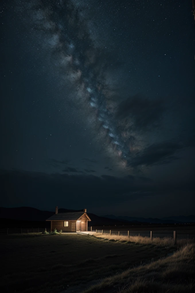 do it with just 1 house, and much deeper in the dark landscape of the night