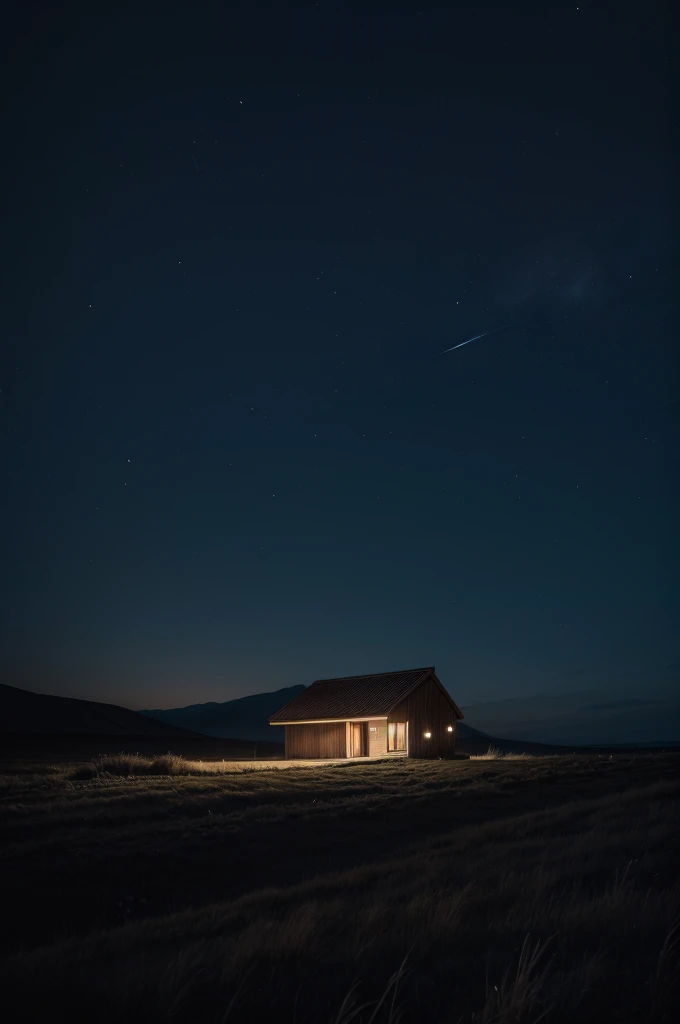 do it with just 1 house, and much deeper in the dark landscape of the night