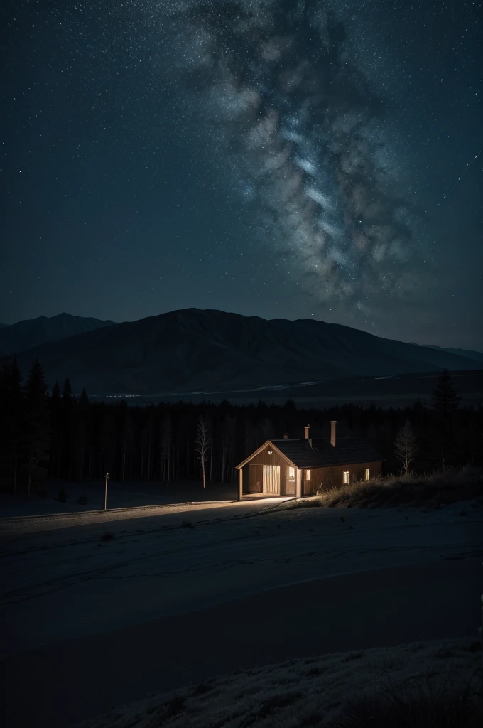 do it with just 1 house, and much deeper in the dark landscape of the night