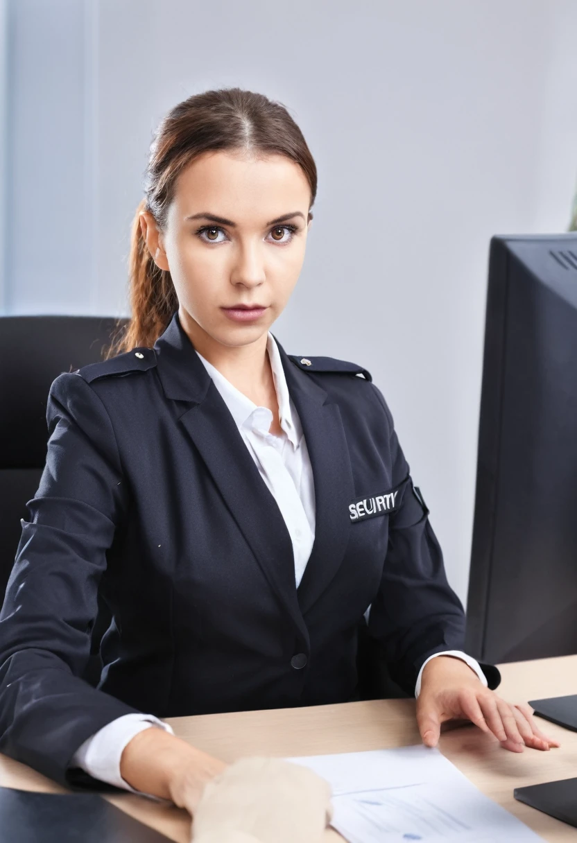 woman as security in office