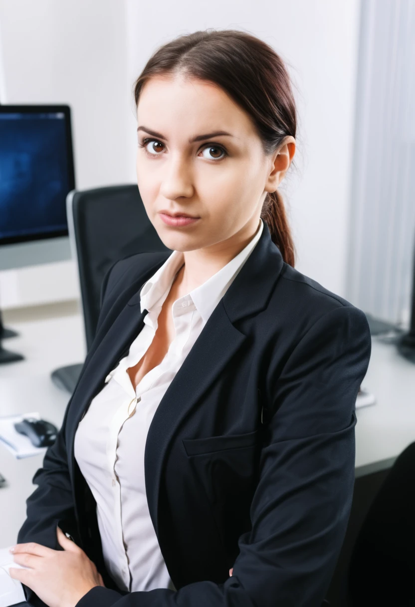 woman as security in office