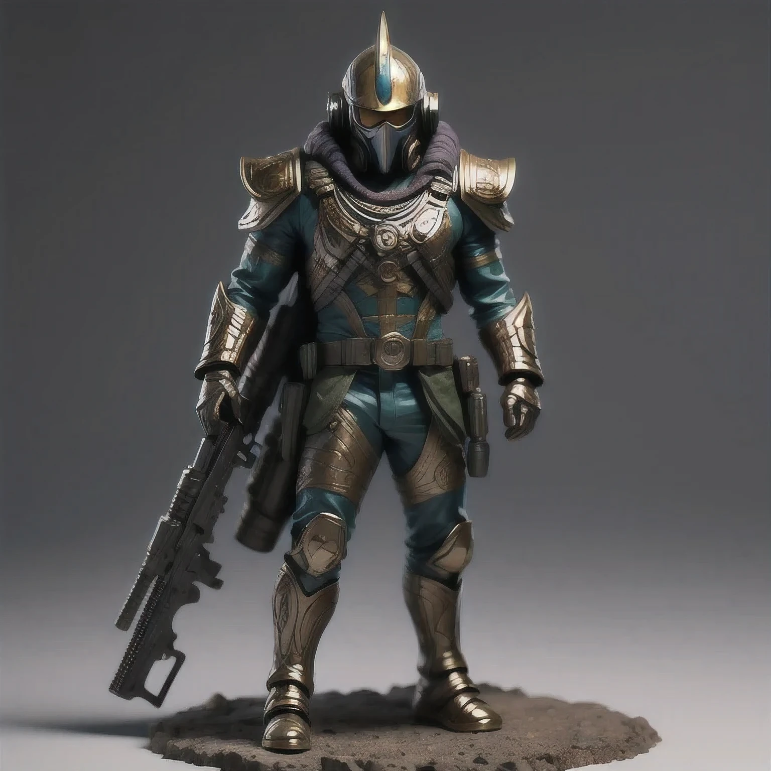 rainstorm (((Shooting athletes)))Close-up of a man toy holding a gun, Painted Action Figures, an aztec warrior, Art Station Masterpiece, Colored zbrush rendering, Warrior in sci-fi armor, Super detailed fantasy characters, Assembling, High-octane rendering, Drawing in Zrush, Dystopian Bounty Hunter, Highly detailed toys, very detailed character, ( Very detailed graphics )Dance