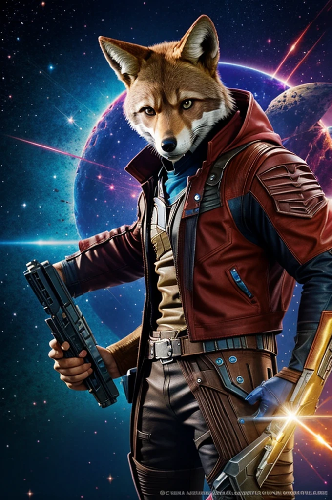 Guardians of the Galaxy style coyote
