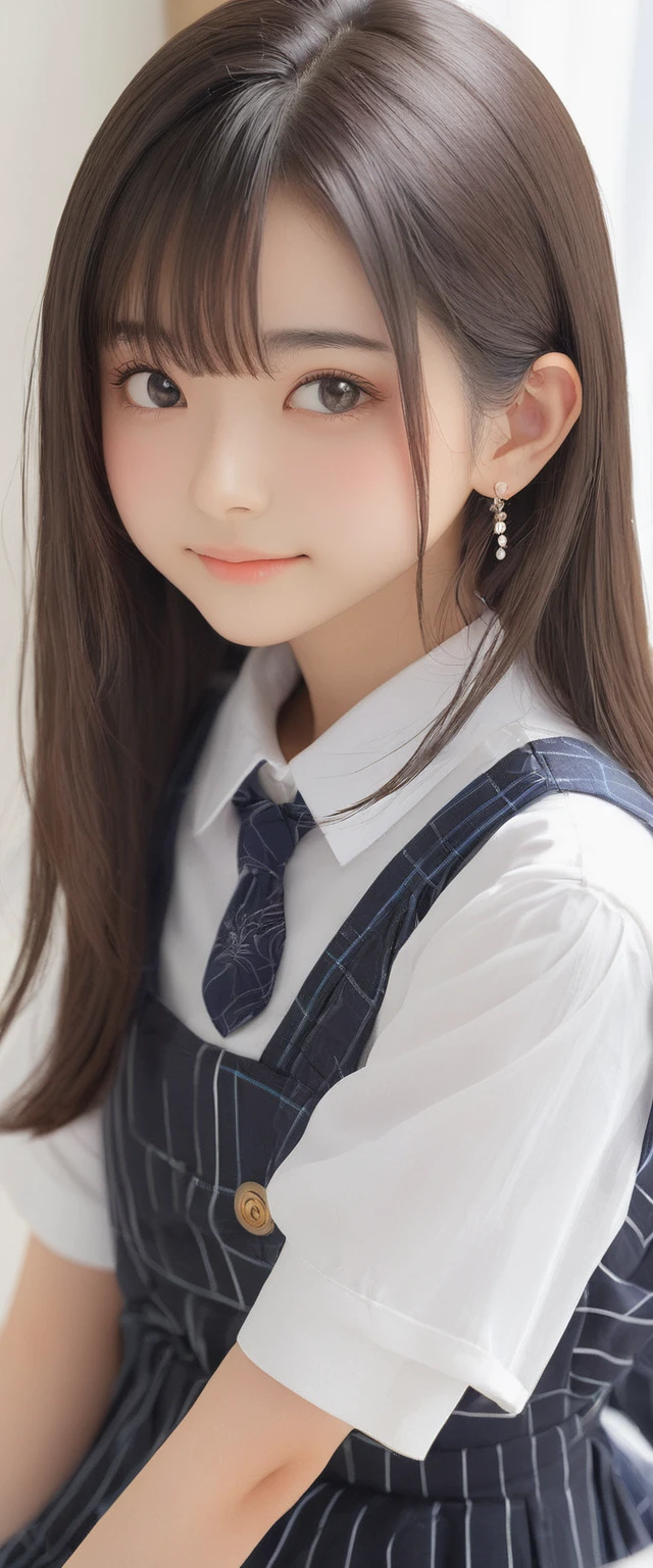 (masterpiece, Highest quality:1.2), One girl, alone,bony body、15 years old