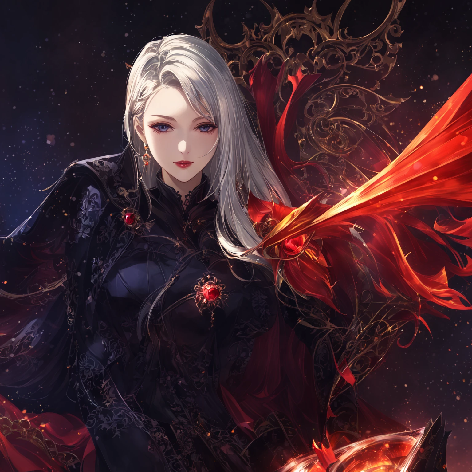 masterpiece, best quality, good quality, Fantasy aesthetics, Highly detailed, shadowverse style, female