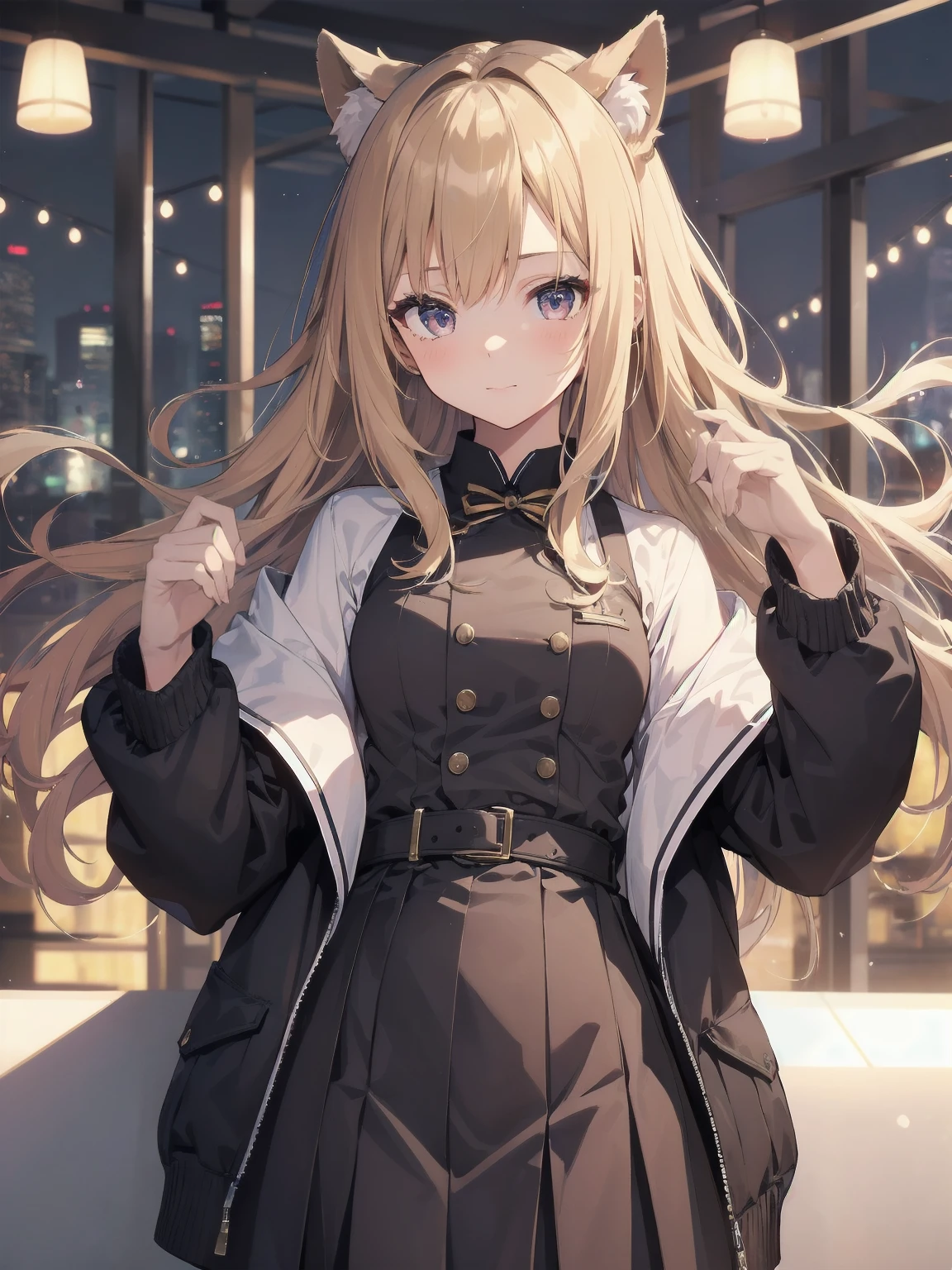 Masterpiece of detail, top quality, 1 girl, 独奏, Enhanced Dynamic Perspective,Cute PosesJk,Brand JK uniform