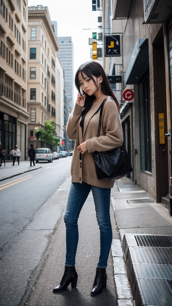 ((A beautiful girl alone in a big city)), Like a discarded empty can, Until we know everything about each other, If it's love, then let's just sleep forever, We won't leave until the end of the world, (-yeld ruay girl, Baby Facel Face), (Small and slender figure), (Beautiful breasts), (At a loss), ((A beautiful girl soliciting customers in Yurakucho at night, Sexy hand signs:1.3, Naughty hand sign:1.3)), (Detailed eyes and face:1.3, Professional photography techniques), (Highest quality, 8K, masterpiece:1.2, RAW Photos), (Gaze at the viewer, A look of desire for customers), (Perfect Anatomy:1.3)