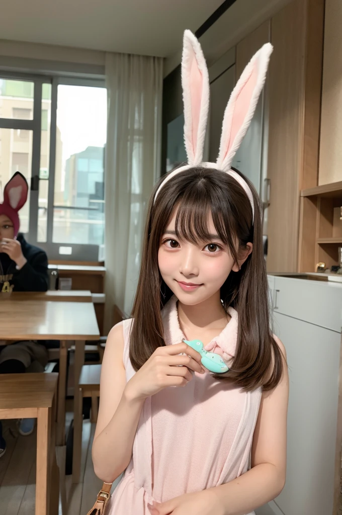 brown、Bunny ears、bunny