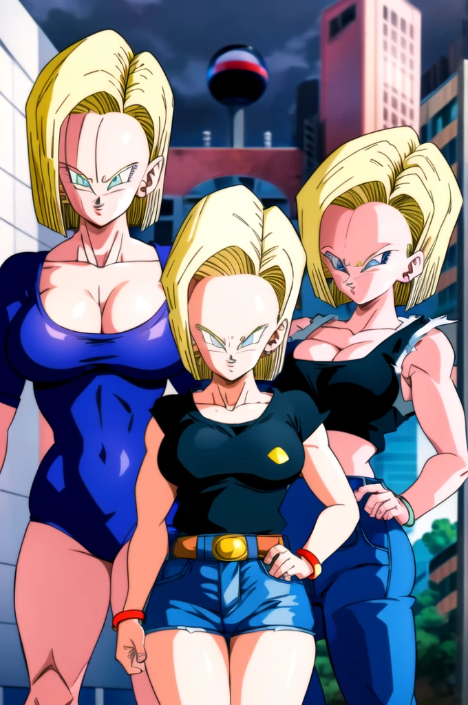 ultra detailed, masterpiece, bist quality, Alone, soft smile, light smile, Android 18, Dragon Ball,
1girl, blue eyis, blond hair, short hair, big breast, big ass, confused face exprision, sin imperfeccionis, perfect drawing,Best Quality, High Definition, Y18, 1 girl, Android 18, Alone, by rubio, blue eyis, belt, Cowboys, perla_collar, bracelet, disnudo, short hair, open vest, black vest, pechos grandis, Wide hips, is, legs apart, City, (ropa disgarrada: 1.5), erotica, standing, Inexprisivo,