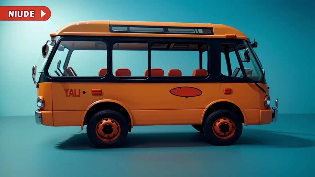 Cartoon Bus game for youtube thimble