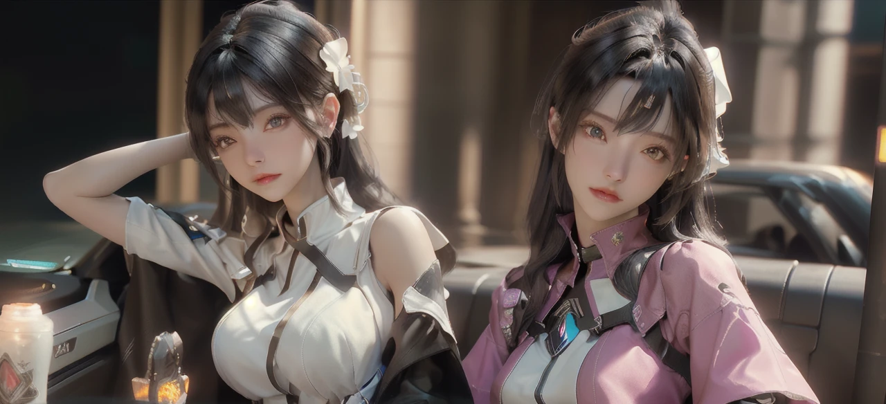 ((Best quality)), ((masterpiece)), (detailed:1.4), 3D, an image of a beautiful cyberpunk female,HDR (High Dynamic Range),Ray Tracing,NVIDIA RTX,Super-Resolution,Unreal 5,Subsurface scattering,PBR Texturing,Post-processing,Anisotropic Filtering,Depth-of-field,Maximum clarity and sharpness,Multi-layered textures,Albedo and Specular maps,Surface shading,Accurate simulation of light-material interaction,Perfect proportions,Octane Render,Two-tone lighting,Wide aperture,Low ISO,White balance,Rule of thirds,8K RAW,