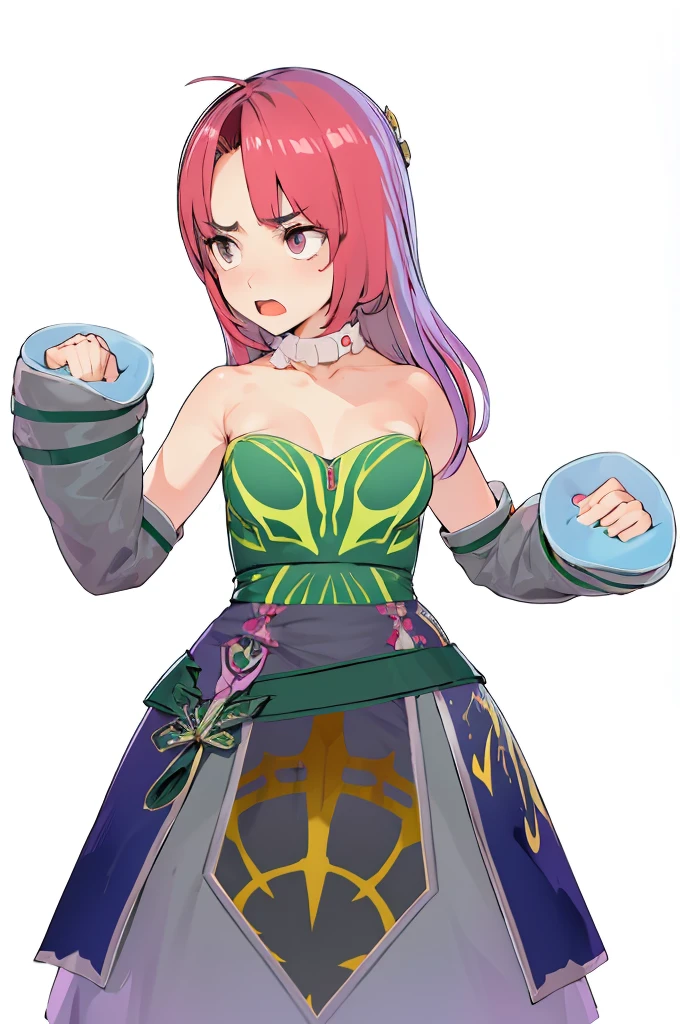 beautiful girl,Twenty years old,anger,Guts pose,dress,skirt,4K,8K,Highest quality