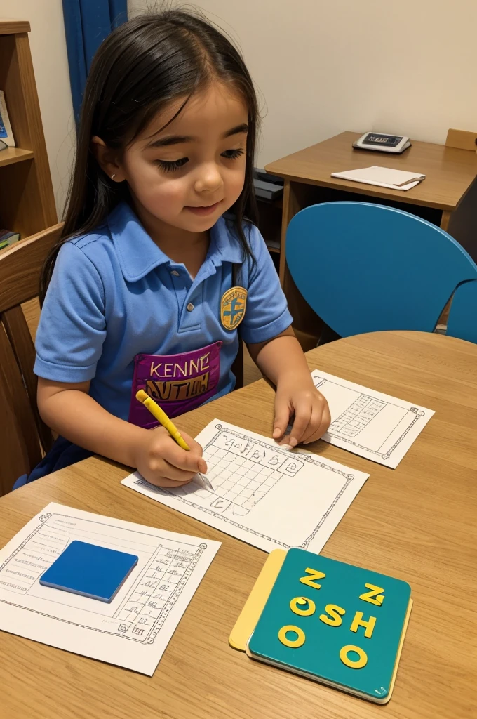 Feeling confident in her newfound knowledge of numbers and letters, Lily ventured deeper into Knowledgeville.