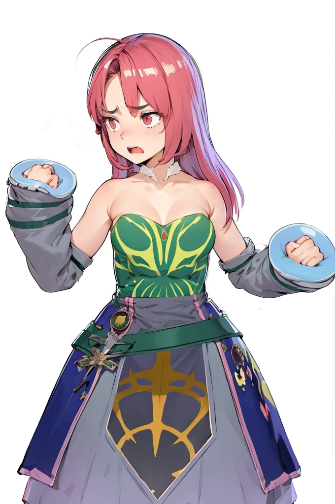 beautiful girl,Twenty years old,anger,Guts pose,dress,skirt,4K,8K,Highest quality