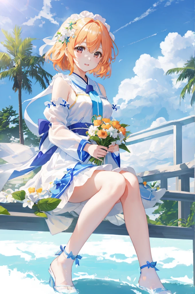 Full Body Focus、Very detailed、Cinematic lighting、Lens flare、beautiful詳細な目、landscape、Ultra HD、cloud、8K quality、Ultra Sharp、Real Light、Incredibly detailed eyes、Visible Skin Detail,Natural light、すべてがdistinctに見える、High resolution、超High resolution、vivid、sad、白いcloud、、blue sky背景、bright、blue sky、cloud、sunny、summer、Young people、Blue and white main colors、Orange secondary color、Solo Focus、like、accessories、beautiful髪型、beautiful、beautiful目、High resolution、Integrated 8K wallpapers、High resolution、masterpiece、最高のyouth、超High resolution、wonderful、テクスチャーbeautiful青い目と肌、Incredibly detailed eyes、Visible Skin Detail、Natural light、vividな色彩、See All、High resolution、超High resolution、distinct、白いcloud、High resolution、Systemic manifestations、fine、bright、summerの空、summerの暑さ、One student、blue sky背景、bright、blue sky、cloud、sunny、summer、Young people、Blue and white main colors、Orange secondary color、Solo Focus、accessories、beautiful髪、youth、summerを今もう一回]