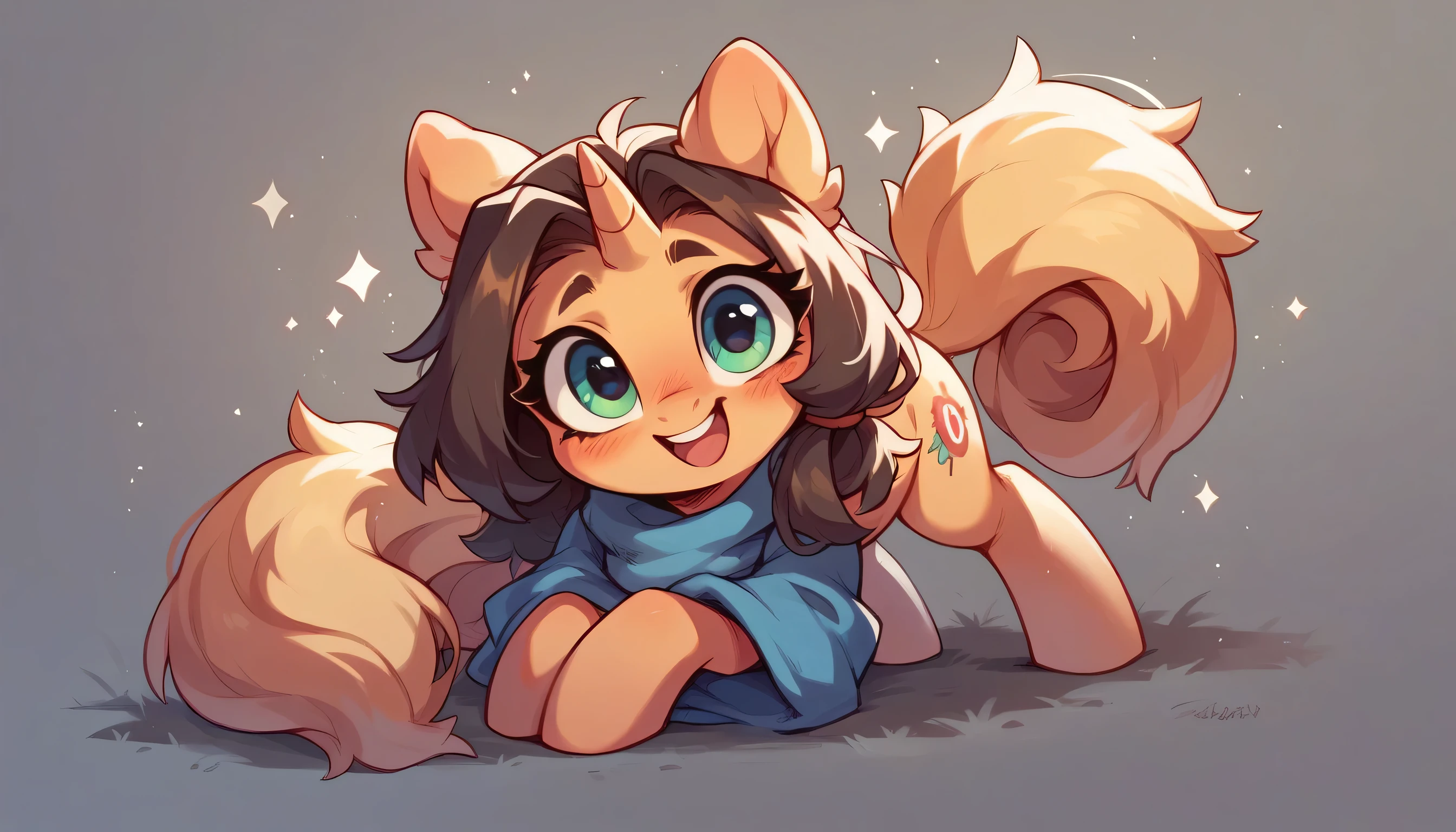 very hot cute mech girl half human and half unicorn