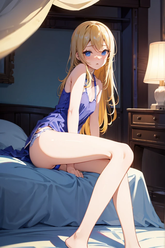 M-shaped legs、Blonde、Semi-long hair、、Blue underwear、Pale blue eyes、Blushing、Bedroom、On the bed、Random pose、Looks like she's about to cum、Glamorous expression、Blushing、Blue underwear、Cute underwear、Undressing、、Bedroom、On the bed、M-shaped legs、Random pose,Show your pants、Blonde、Semi-long hair、、Pale blue eyes、night、night、Not wearing a bra、、Blushing、lipstick、Perfect hands、Detailed hands、Bedroom、On the bed、hand bra