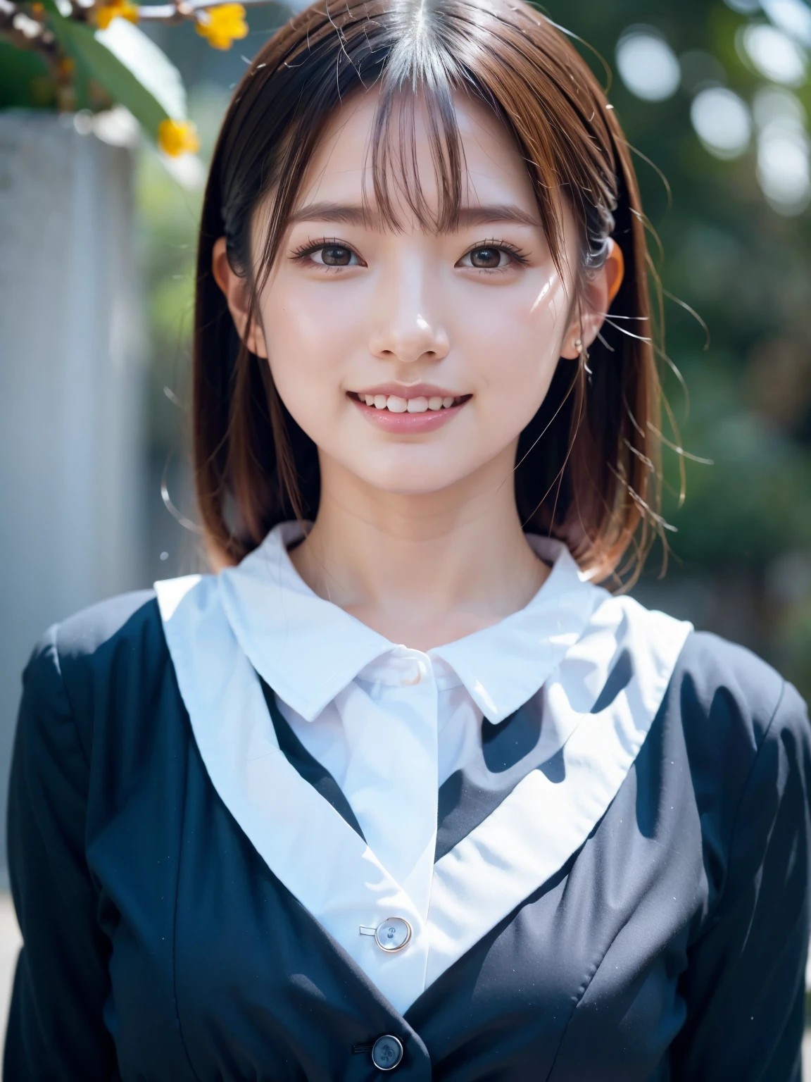 (Tabletop:1.3), (8K, Realistic, RAW Photos, Highest quality: 1.4), Japanese, (One Girl), Beautiful Face, (Realistic Face), (Black Hair), Beautiful hairstyle, Realistic eyes, Beautiful attention to detail, (Realistic Skin), Beautiful Skin, Charm, Ultra-high resolution, Surreal, Very detailed, Golden Ratio,.)、One girl、cute、Laughter、Mouth closed、Beautiful details、Beautiful nose down to the last detail、Esbian all over、Wet your hair、Giant Dalcefo、pork、、Thighs Thighs Thighs Thighs、Cowboy Shot