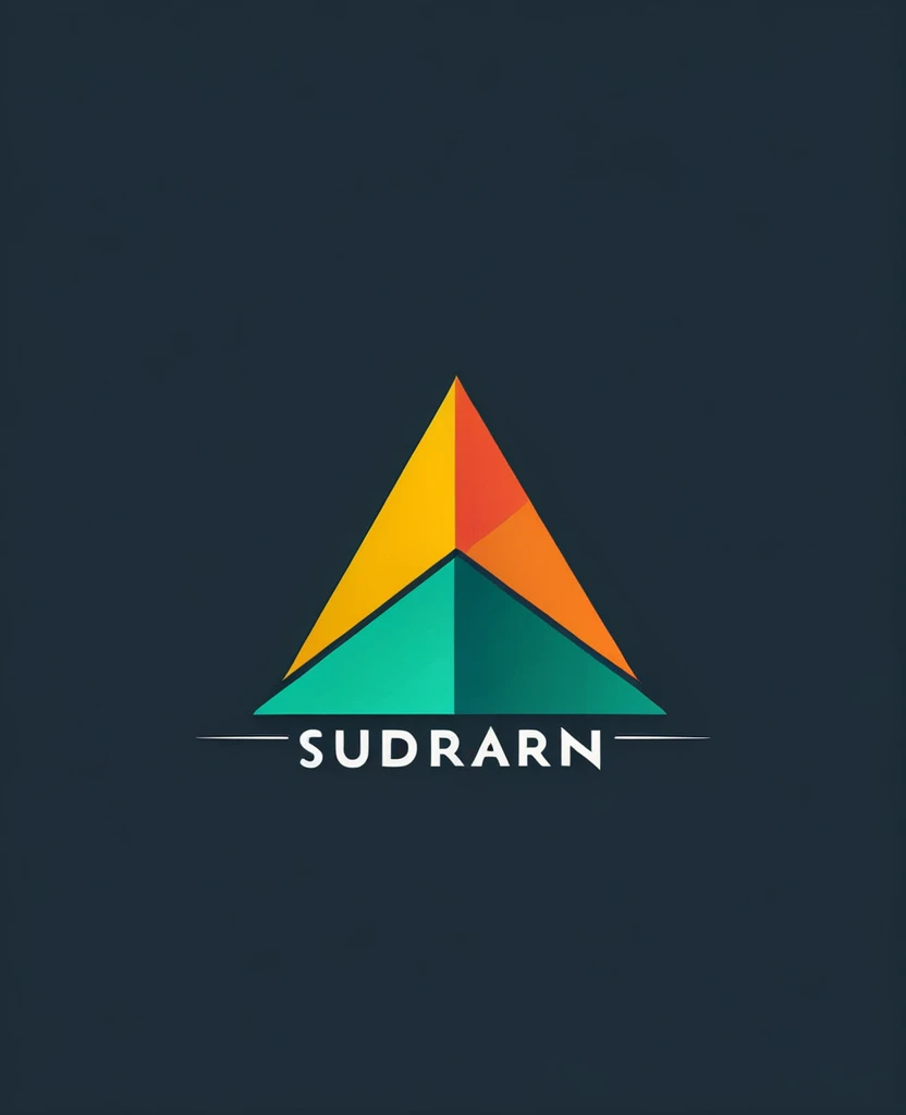 Tri Sudarsono logo simple flat design