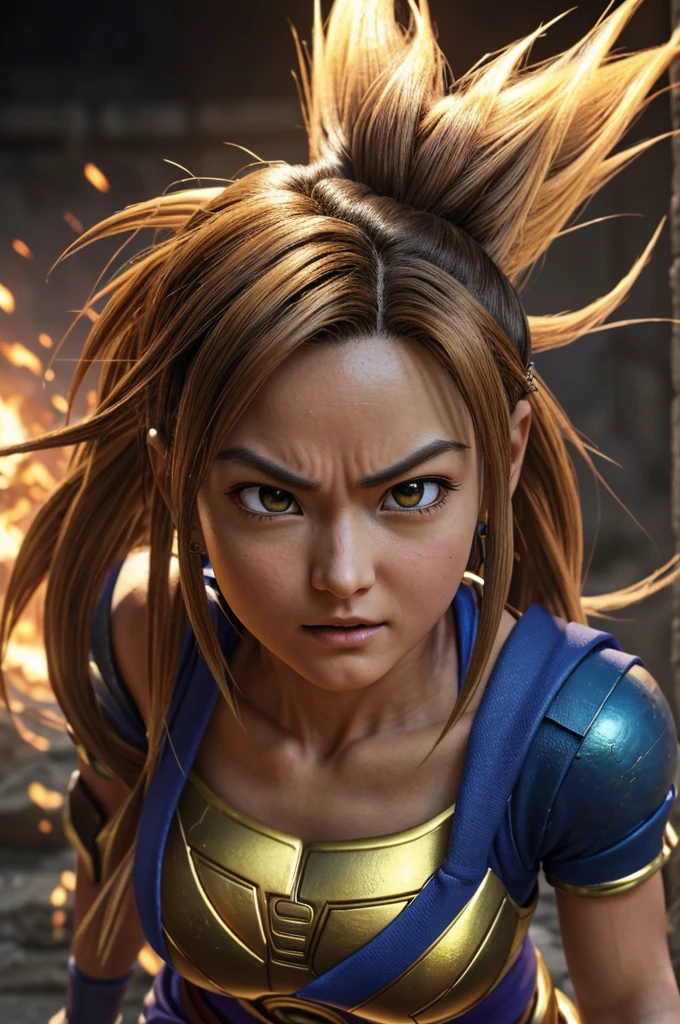 Dragon Ball Fighterz, Female Saiyan, Super Saiyan God Super Saiyan