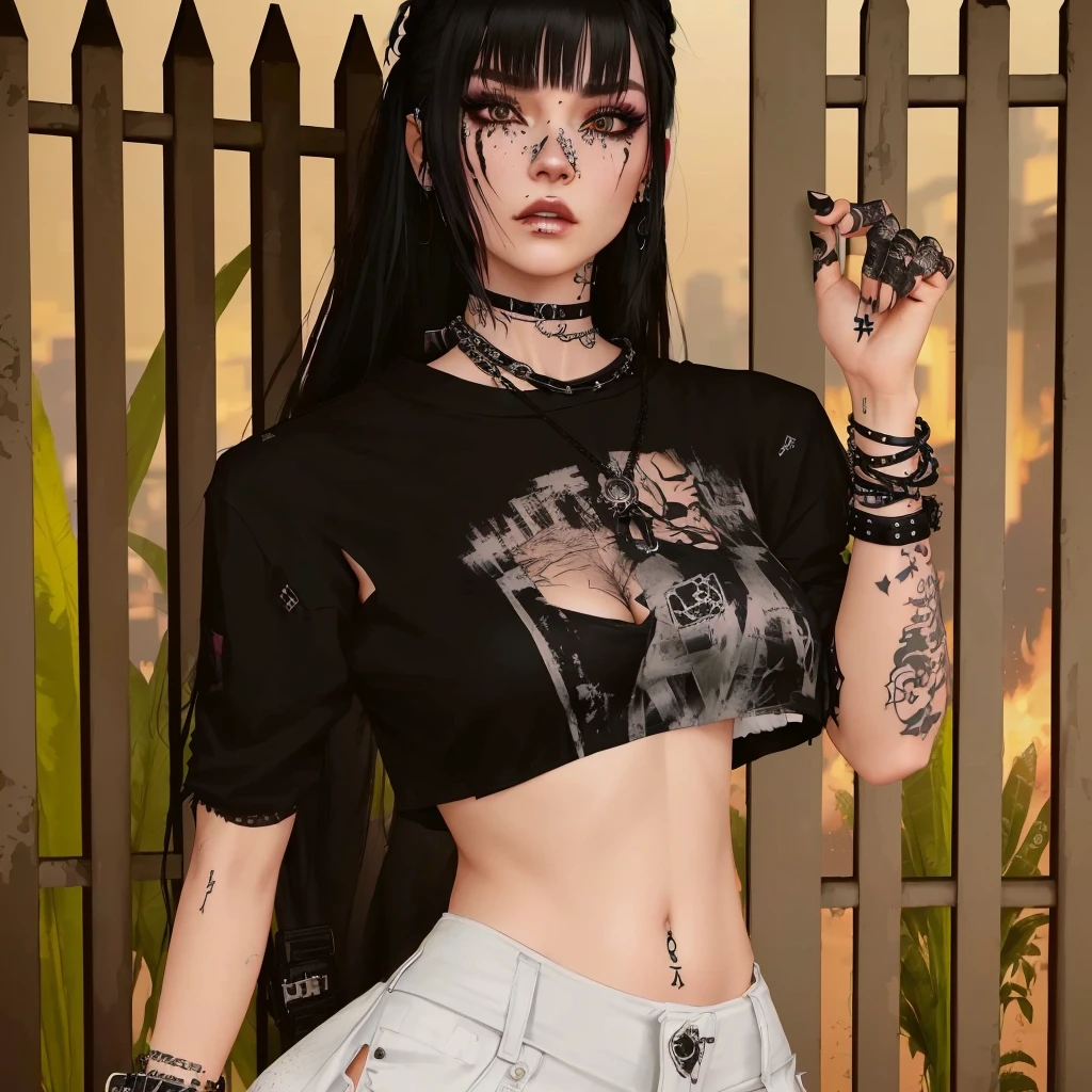 Hermosa piel detallada